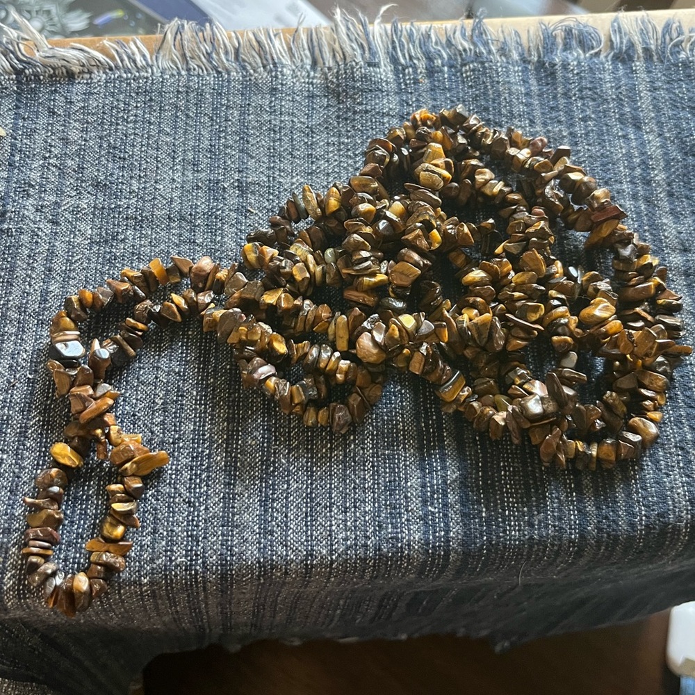Tiger’s Eye Strand Necklace